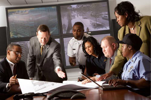 Work Professionals Meeting with Contractor